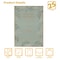 Better Office Products Party Invitations & Envs, Metallic Gold Foil Lettering, 5in x 7in Fill in the Blank Notecards, 25PK 64631 - alternate 3